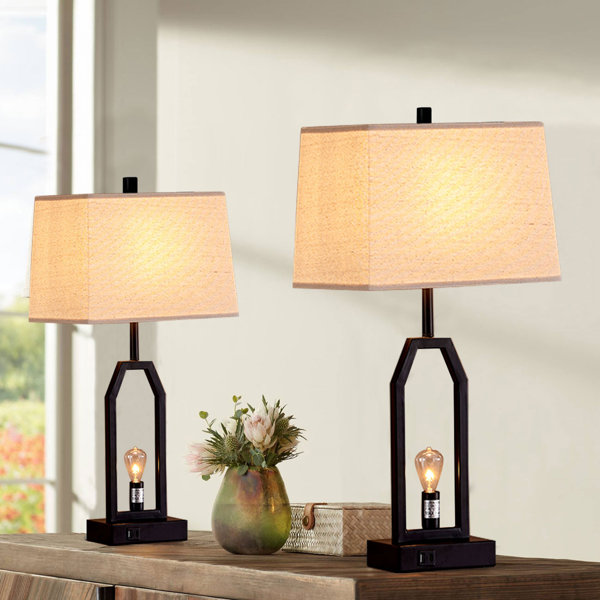 Wildon Home® Carlsen Metal USB Table Lamp Wayfair